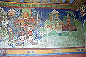 Ladakh - Likir gompa, mural paintings